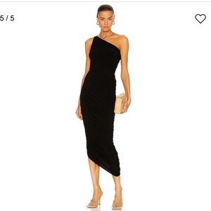 Norma Kamali Diana Gown in Black